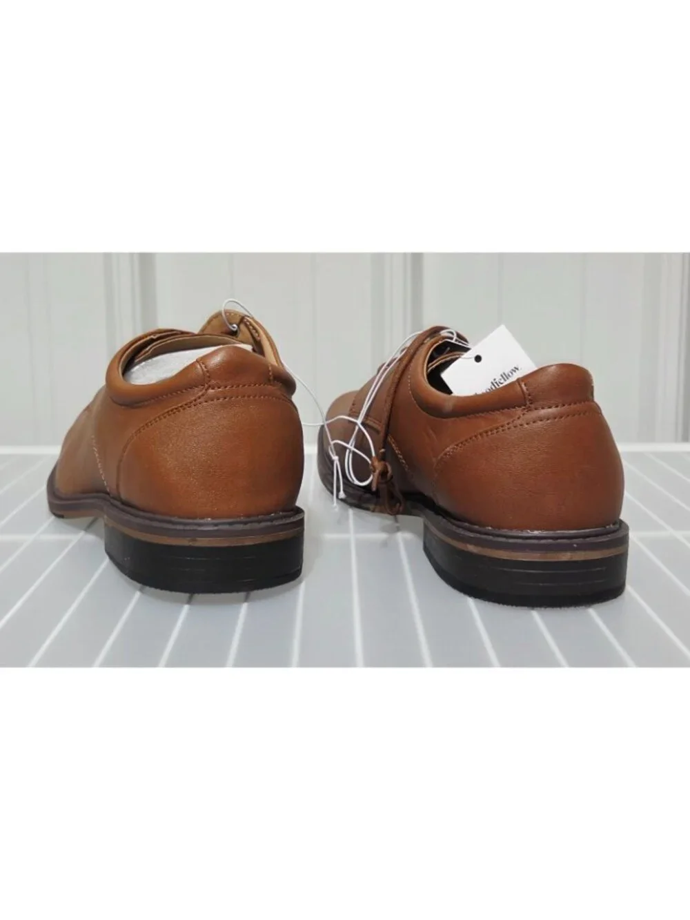 Goodfellow Leo Rich Brown Pointed Toe Oxfords Casual Dress Shoes -- Men's 12